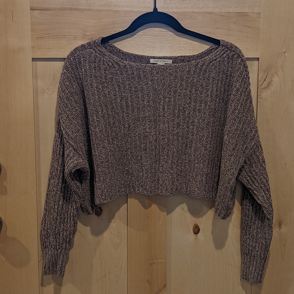 Cozy Brown Knit Sweater